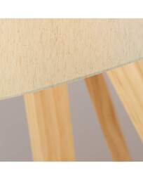 Wooden Tripod Floor Lamp Natural - Searchlight - thumbnail 3
