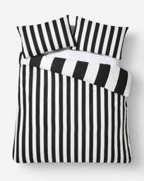 Joanna Hope Stripe Duvet Set White/Black - Joanna Hope - Size: SINGLE - thumbnail 3