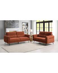 Astor 2 Seater Sofa Burnt Orange - thumbnail 5