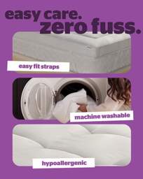 Silentnight Deep Sleep 10cm Topper White - Silentnight - Size: SML DBLE - thumbnail 2