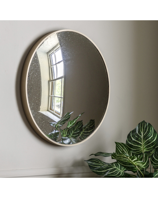Gallery Convex Round Mirror Bronze Bronze - Gallery Direct - image 1