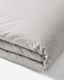 Non Iron Plain Dye Duvet Cover Mink - JD Williams - Size: S KING - thumbnail 2