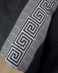 CL Artemis Greek Key Duvet Set Black - Catherine Lansfield - Size: DOUBLE - thumbnail 3