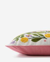 Callie Embroidered Floral Cushion Multi - JD Williams - Size: 45X45 - thumbnail 4