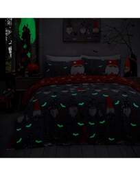 Kids Scary Gonks Halloween Duvet Grey Grey - Bedlam - Size: DOUBLE - thumbnail 2