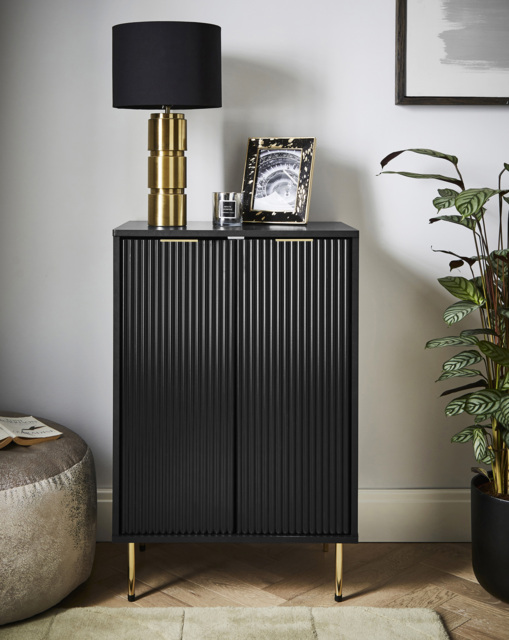 Fernley Small Sideboard Black - Joanna Hope - image 1