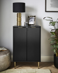 Fernley Small Sideboard Black - Joanna Hope - thumbnail 1