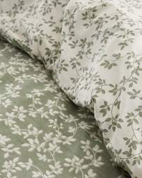 Bianca Shadow Leaves Duvet Set GRN Green - Bianca - Size: DOUBLE - thumbnail 3