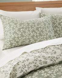 Bianca Shadow Leaves Duvet Set GRN Green - Bianca - Size: DOUBLE - thumbnail 4