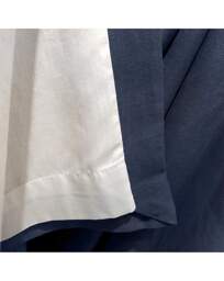 Sorbonne Eyelet Curtains Navy - Fusion - Size: 168 x 183cm - thumbnail 2