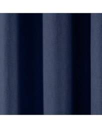 Sorbonne Eyelet Curtains Navy - Fusion - Size: 168 x 183cm - thumbnail 4