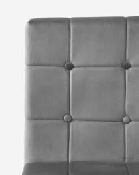 Joanna Hope Fallon Pair of Dining Chairs Grey/Gold - JD Williams - thumbnail 3