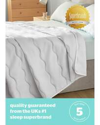 SN Summer Breeze Duvet White - Silentnight - Size: SINGLE - thumbnail 2