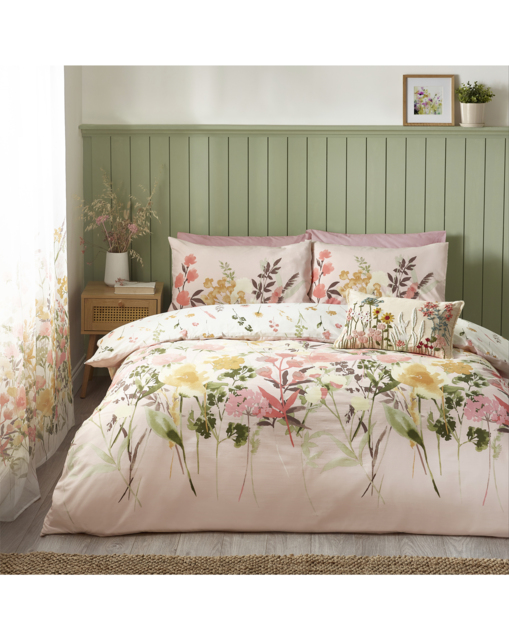 Catherine Lansfield Countryside Duv Set Pink - Catherine Lansfield - Size: SINGLE - image 1