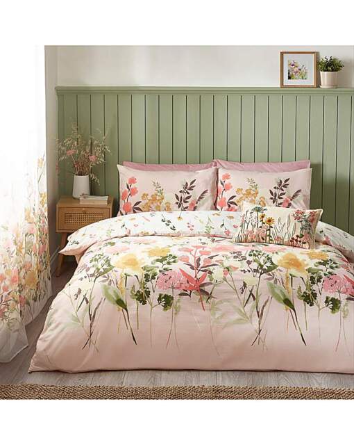 Catherine Lansfield Countryside Duv Set Pink - Catherine Lansfield - Size: SINGLE - image 1