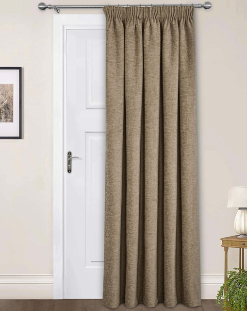 Washington Pencil Pleat Door Curtain Earth - Sundour - Size: 168X214 - image 1