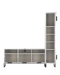 Hayden Right Hand Media Unit White - Welcome - thumbnail 2