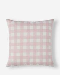 Willow Embroidered Checked Cushion Blush - JD Williams - Size: 45X45 - thumbnail 3