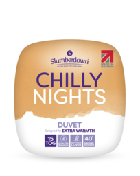 Slumberdown Chilly Nights 15 Tog Duvet White - Slumberdown - Size: SINGLE