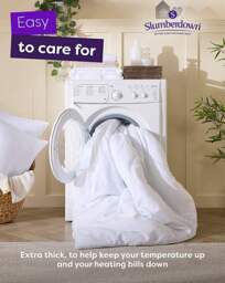 Slumberdown Chilly Nights 15 Tog Duvet White - Slumberdown - Size: SINGLE - thumbnail 3