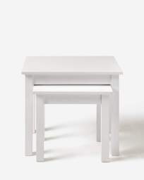 Bosworth Nest of Tables White - JD Williams - thumbnail 3