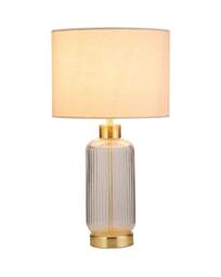 Ribbed Glass Table Lamp Clear - Searchlight - thumbnail 3