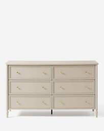 Darcy Bobbin Trim Large Chest of Drawers Natural - thumbnail 3