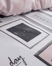 CL Sleep Dreams Blush Duvet Set White - Catherine Lansfield - Size: KING - thumbnail 2