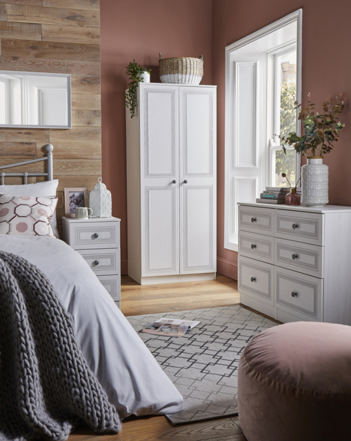 Richmond Assembled 2 Door Wardrobe White - Welcome - image 1