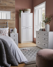 Richmond Assembled 2 Door Wardrobe White - Welcome - thumbnail 1