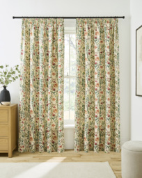 Sundour Amaryllis Tape Top Curtains Multi - Sundour - Size: 117 x 229cm - thumbnail 1