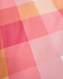 Darcy Check Cotton Blend Duvet Set Pink - JD Williams - Size: KING - thumbnail 2