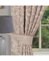 Buckingham Pencil Pleat Lined Curtains Natural - Sundour - Size: 117 x 229cm - thumbnail 3