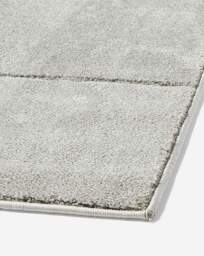 Sara Blocks Carved Rug Grey - Homemaker - Size: 160X230 - thumbnail 4