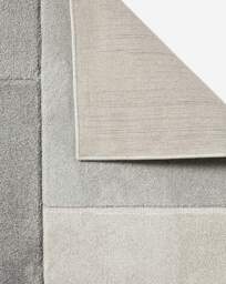 Sara Blocks Carved Rug Grey - Homemaker - Size: 160X230 - thumbnail 3