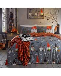 Kids Scary Gonks Halloween Duvet Grey Grey - Bedlam - Size: SINGLE - thumbnail 4