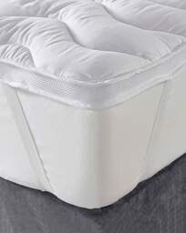 Airflow Mattress Topper White - At Home Collection - Size: DOUBLE - thumbnail 2