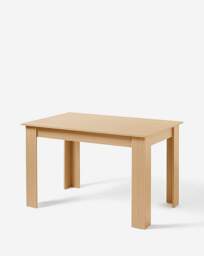 Dakota Dining Table with 4 Ava Chairs Oak/Natural - thumbnail 2