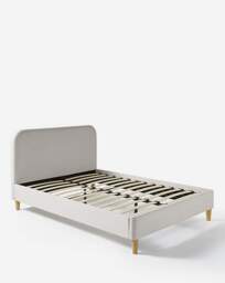 Emery Fabric Bed Frame Natural - JD Williams - Size: SINGLE - thumbnail 3