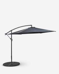 Elton Cantilever Parasol - 3m Grey - thumbnail 4