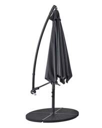 Elton Cantilever Parasol - 3m Grey - thumbnail 2