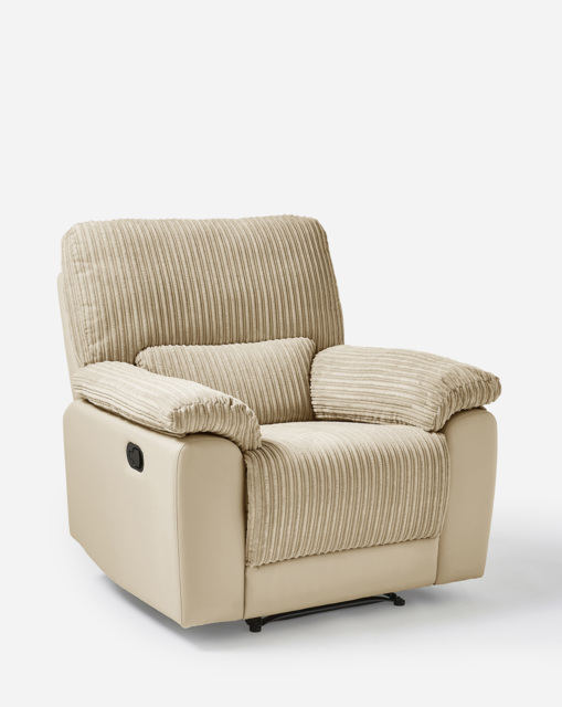 Harlow Recliner Chair Cream - JD Williams - image 1