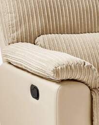 Harlow Recliner Chair Cream - JD Williams - thumbnail 3