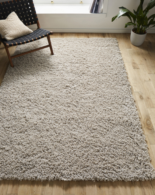 Jazz Shaggy Cosy Rug Light Natural - Homemaker - Size: 80X150 - image 1