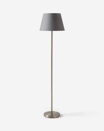 Owen Grey and Chrome Floor Lamp Grey - JD Williams - thumbnail 5