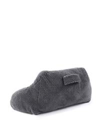 Waffle Fleece Cuddle Cushion Charcoal - Huggleland - Size: EACH - thumbnail 2