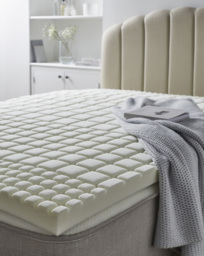 Sleep Better 6 Zone Mattress Topper Cream - JD Williams - Size: DOUBLE - thumbnail 1