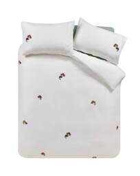 CL Woodland Crochet Duvet Cover Set White - Catherine Lansfield - Size: SINGLE - thumbnail 3