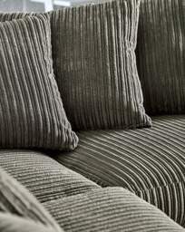 Ferguson Jumbo Cord Corner Sofa Coffee - thumbnail 3