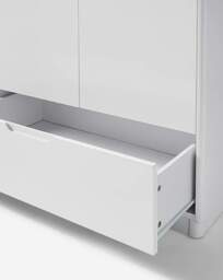 Ellia Double Wardrobe White - JD Williams - thumbnail 3